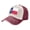 Dark Red, variant on Men Women Texas Flag America Distressed Twill Cotton Baseball Cap Vintage Adjustable Dad Hat