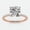 Pink, variant on Engagement Rings for Women 2.65CT Cushion Cut Solitaire Moissanite Promise Rings Wedding Band for Her