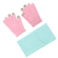 thumbnail image 4 of Mascarilla envolvente para el cuello del spa, 1 par de guantes hidratantes con pantalla táctil de gel hidratante, juego de guantes de gel para spa, confiabilidad excepcional, 4 of 12