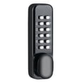 thumbnail image 3 of Cerradura de puerta con teclado mecánico, cerradura de puerta mecánica, cerradura de puerta sin llave con manija Negro, 3 of 9