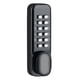 thumbnail image 3 of Cerradura de puerta con teclado mecánico, cerradura de puerta mecánica, cerradura de puerta sin llave con manija Negro, 3 of 9