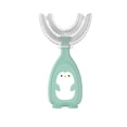 thumbnail image 3 of Moyic Cepillo de de silicona para bebés, cepillo de de doble cara, limpieza para niños, pequeño, verde Type3 NO3, 3 of 6