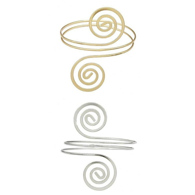 Brazalete de mujer,Brazalete abierto de fiesta,Pulsera hueca con capas de brazalete ancho, de moda para mujer,Brazalete Tribal Grande Salvador Brazalete de mujer