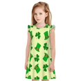 thumbnail image 1 of Vsdgher Chemises de Nuit pour Filles de la Saint-Patrick Manches Courtes à Volants Robe de Nuit Pyjama pour Fête Pyjama-TTG, 1 of 6
