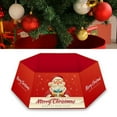 thumbnail image 3 of ITFABS Christmas Tree Skirt, Santa Claus Letter Print Decorative Apron, 3 of 5