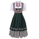 thumbnail image 4 of SAILING Vestido tradicional alemán a cuadros de alta calidad, traje Dirndl de Oktoberfest, traje para mujeres adultas, fiesta de lujo de Halloween, 4 of 5