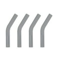 thumbnail image 1 of Uxcell 4Pcs Puntas de Pajilla de Silicona, Punta de Codo de Pajilla de Silicona, Cubiertas de Pajilla de Metal Reutilizables Suaves para Pajillas de Acero Inoxidable de 8mm/0.31" OD, Gris, 1 of 7