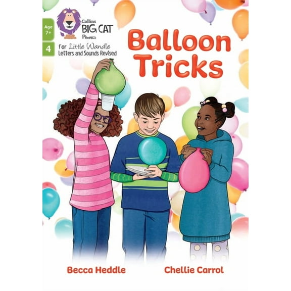 Big Cat Phonics for Little Wandle Letter Balloon Tricks: Phase 4 Set 2, (Paperback)