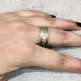 thumbnail image 2 of Art Spinner Band, Meditation Ring, 925 Sterling Silver Ring, Spinning Thumb Ring, Two Tone Ring, Fidget Ring, Handmade Jewelry, Christmas Oxidized, Womans Band Ring, Anxiety Ring, Mans Band Gifts, 2 of 6
