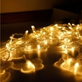thumbnail image 5 of Butterfly Curtain Lights, 8 Modes 128LED Twinkle String Light with Remote 9.8FT USB Powered Window Fairy Light, Decorative Lights for Bedroom, Party, Wedding, Holiday, Christmas (Warm White), 5 of 5