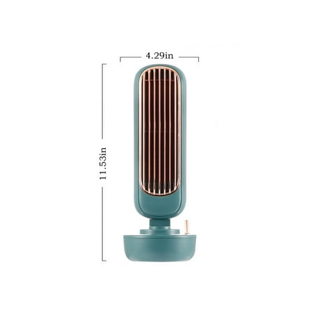 

Loopsun Kitchen Appliances Portable Air Conditioner USB Retro Tower Fan Spray Water Fan Wet Spray Cooler With 3-Speed For Home Office Bedroom
