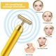 thumbnail image 4 of Face Massager Electric Skin Care Tool, 24k Golden T Shape Beauty Bar & 3D Roller Massager, Vibration Facial Lifting and Body Treatment Tool Kit, Reduc, 4 of 5