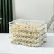 thumbnail image 4 of 2/4 Layer Dumplings Storage Container Multi-Layer Fridges Food Container for Kitchen, 4 of 5