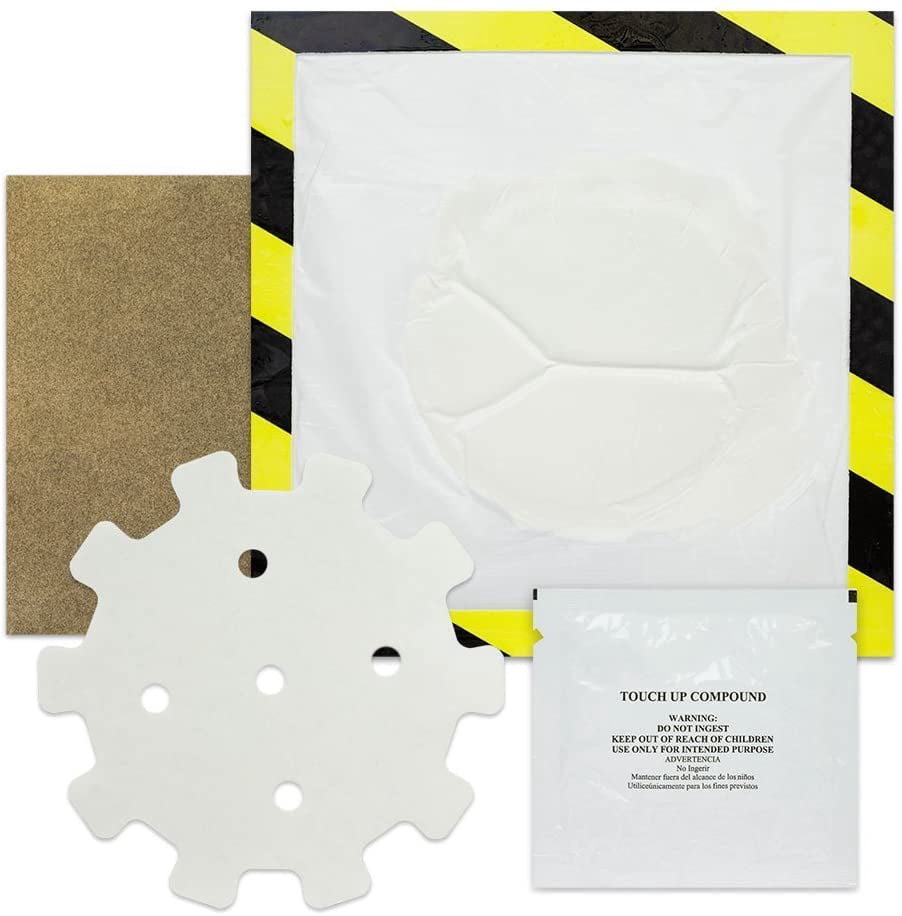 WallDR Wall Doctor Restore Kit, 4"x4" Repair Patch Kit White 3 Pieces Pack