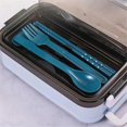 thumbnail image 4 of Bento Box for Students Kids Office Workers Blue, 4 of 5