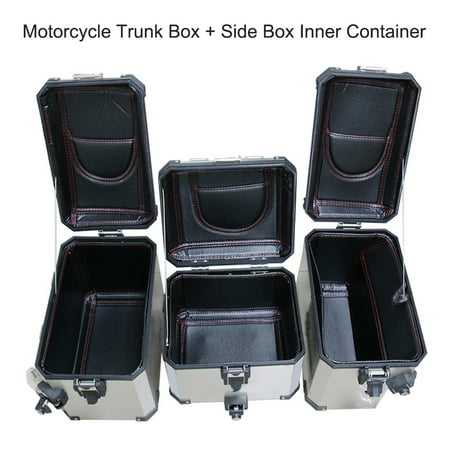 Coffre à bagages universel pour moto, boîte de rangement latérale, boîte à  outils, remplacement de la