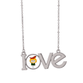 thumbnail image 1 of Collier Pendentif Charme Charme UU Love Poivron Légume Rouge, 1 of 3