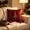 Multicolor, variant on Soft Velvet Round Tufted Throw Pillow with Star Snowflake Ball Motifs, Christmas Embossed Decorative Cushion for Sofa Couch Bed and Living Room Decor (Multicolor)