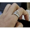 thumbnail image 6 of 2Ct Lab-Created Diamond Princess Crown Engagement Ring 14k White Gold Plated, 6 of 6