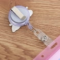 thumbnail image 4 of Office Supplies Metal Clip Nurse Doctor Name Tags Badge Holders with Retractable Reel Business Work Card ID Badge Holder 04, 4 of 8