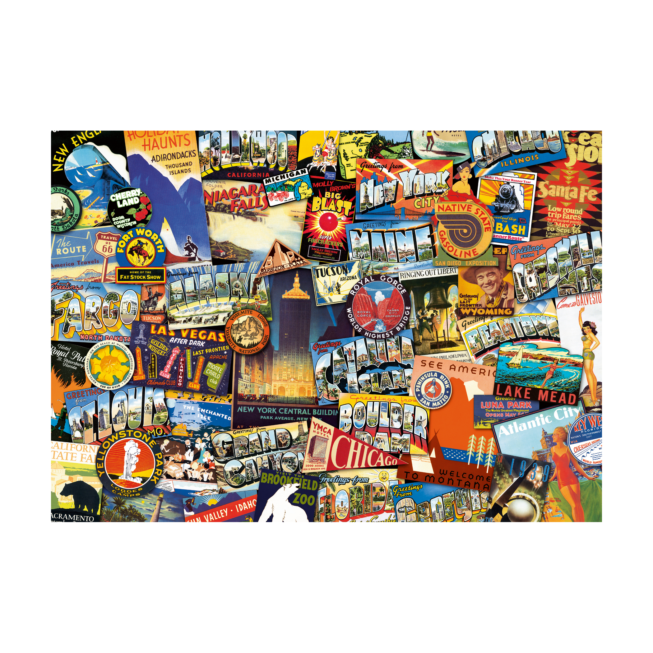 Ravensburger - Road Trip USA - 1000 Piece Jigsaw Puzzle - image 2 of 2