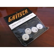 Genuine Gretsch Knobs (4) With Arrow & Red Jewel - GOLD, 922-1025-000
