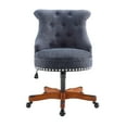 thumbnail image 5 of Linon Ragan Task Chairs with Adjustable Height and Swivel, 275 lb. Capacity, Dark Blue, 5 of 10