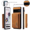 thumbnail image 4 of Jiahe Cover For Google Pixel 7 Pro,Shockproof Magnetic Card Slot Wallet Kickstand Full Body Protector Case Cover,Brown, 4 of 12