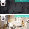 thumbnail image 4 of Light Bulb 1080P Security Camera, PTZ E27 Bulb 360 Degree Panoramic Wireless Connector with WiFi,Smart Motion Detection and Alarm,Two Way Audio,Night Vision, Remote Viewing with 32GB Memory Card, 4 of 7