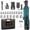 Battery * 1+plastic box+multiple accessories, variant on DGB Cordless Electric Ratchet Wrench, Right Angle Power Ratchet Tool, High Torque Lithium-Ion Battery Powered, Variable Speed & Forward/Reverse Control, Ergonomic Grip for Auto Repair, DIY Projects