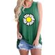 thumbnail image 2 of Gibobby Camiseta sin mangas para damasTúnica con cuello en O Daily(Verde,CH), 2 of 4