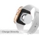 thumbnail image 4 of [2-Pack] Hard Case Compatible With Apple Watch Series 6/5/4/SE, 44mm Case With Screen Protector, Thin Hard Cover Bumper Tempered Glass Full Coverage Protective For iWatch Girl Women, Rose Gold, 4 of 5
