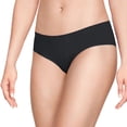 thumbnail image 1 of Under Armour Hipster para mujer Pure Stretch, paquete de 3, talla XS, negro, 1 of 5