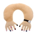 thumbnail image 1 of GOOHOCHY Almohada de avión: Accesorios portátiles para dormir en el coche en forma de U para aviones - Divertidas almohadas ergonómicas de peluche con forma de mano, 1 of 8