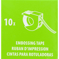 thumbnail image 3 of DYMO Embossing Labels, 3/8-Inch x 9.8-Foot Roll, White Print on Red, Self-Adhesive, 3 of 5