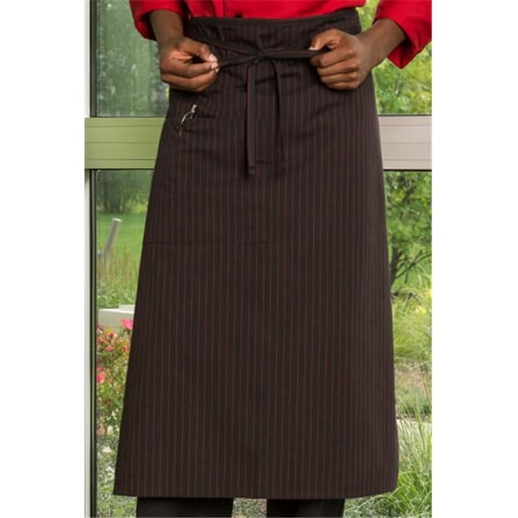 Black & White Pinstripe Bistro Apron