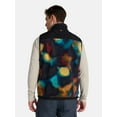 thumbnail image 3 of Ozark Trail Men's and Big Men's Mix Media Fleece Vest, Sizes S-3XL, 3 of 6