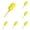 Yellow*6, variant on VKLU 29" Extendable Microfiber Hand Duster, Telescoping Stainless Steel Cleaning Wand, Washable Reusable Handheld Duster for Home Office Car Computer