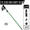 Green, variant on Five Section Folding Trekking Pole For Hiking And Walking, Green