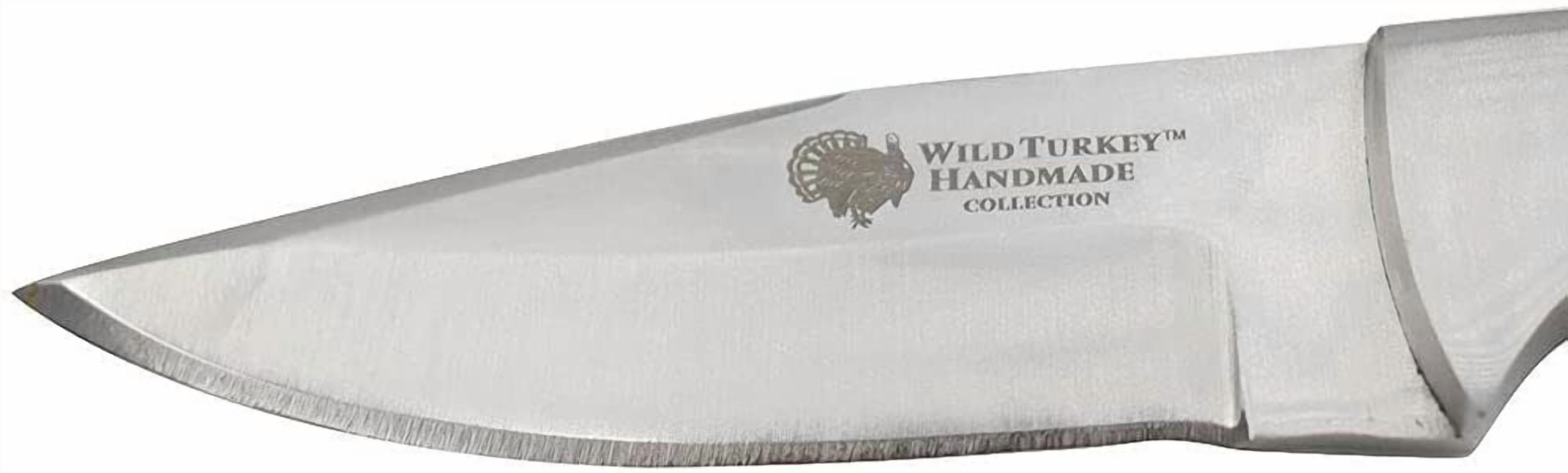Wild Turkey Handmade Collection Heavy Duty Blue Wood Handle Hunting Knife | Stai