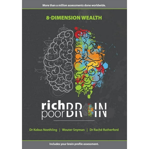 Rich Brain, Poor Brain: 8 Dimension Wealth, (Paperback)