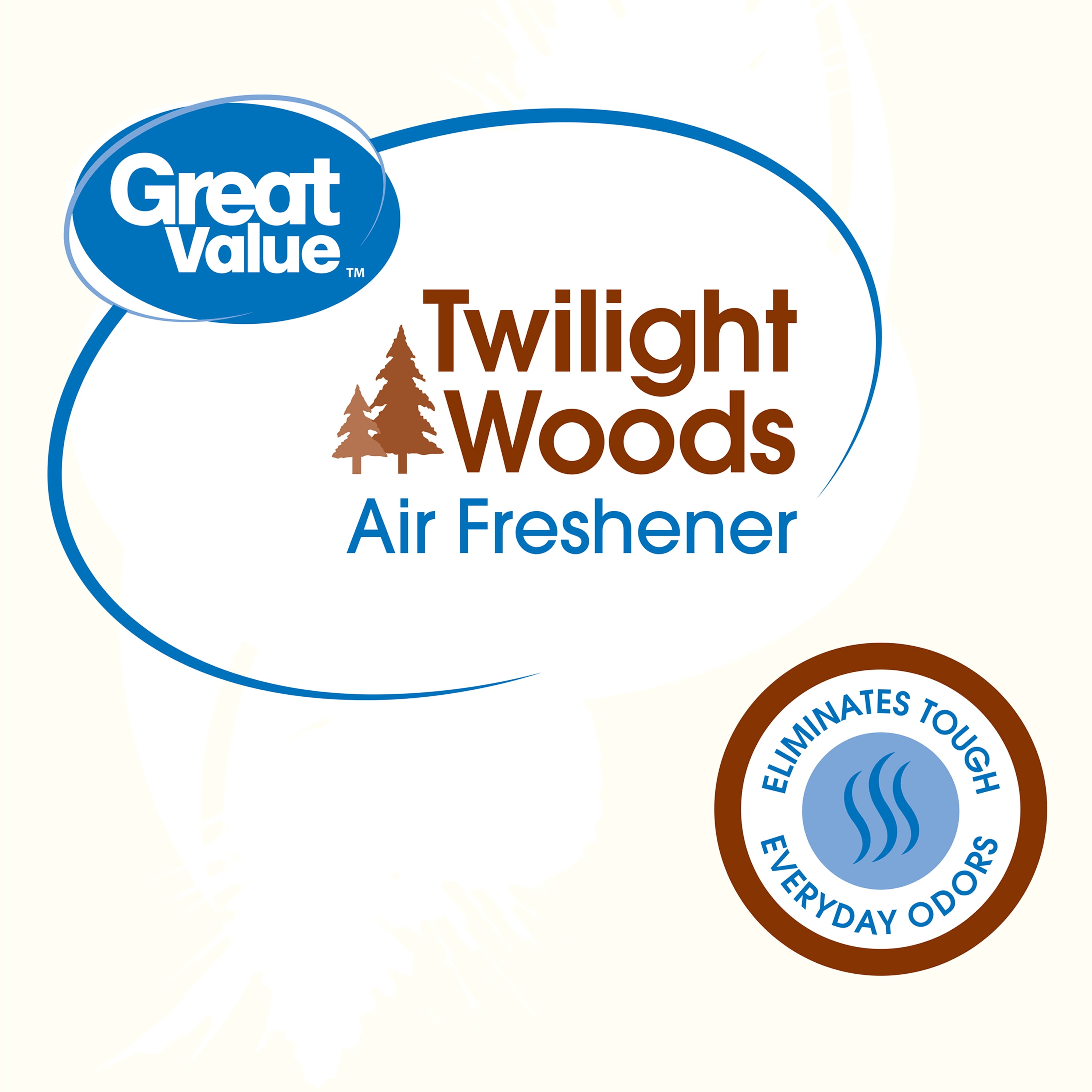 (6 pack) Great Value Aerosol Air Freshener, Twilight Woods, 8 oz