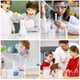 thumbnail image 2 of EeaseMX 5 vasos medidores de vidrio transparentes para laboratorio., 2 of 7