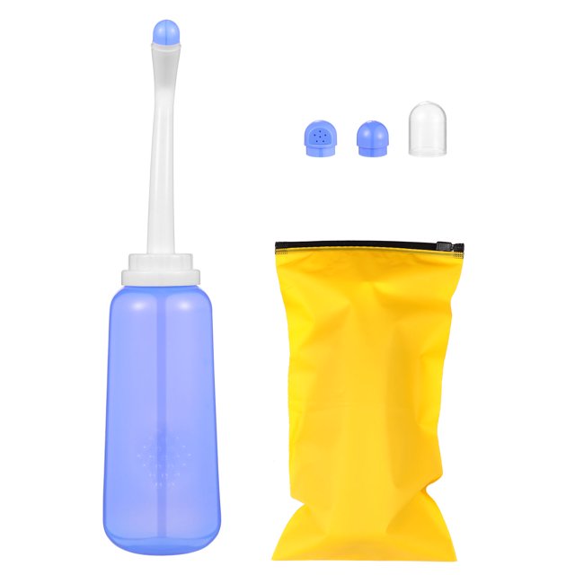 EeaseMX Irrigador de partes íntimas para mujeres, bidé, ducha vaginal, botella de limpieza, inodoro, portátil, Healifty