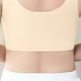 thumbnail image 5 of LLYWEY Womens Padded Bras on Clearance Camisole Bras Women Ladies Balconette Bra Style-1054 Women Pullover Bra Feature Adult Female Training Sports Bras White 40B, 5 of 6