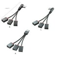 thumbnail image 5 of CIYISON USB Male to 3 USB Female Splitter Charge Hub Power Cord Extension Adapter Cable, 5 of 11
