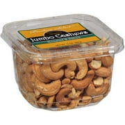 Produce Select: Roasted & Salted Jumbo Cashews, 10 oz