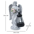 thumbnail image 2 of Vacemry Under $5 Angel Lantern Solar Light, Outdoor Garden Statue with LED Illumination, Weatherproof Resin Construction, Pathway Decor for Evening Atmosphere, 2 of 6