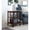 Espresso, variant on HomeStock Farmhouse Fresh End Table, Driftwood/White Finish, 15.75"L x 15.75"W x 23.75"H, Functional 3-Tier Shelving for Any Room