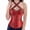 Red, variant on Grebrafan Corset Gothic Bridal Bustier Top Halloween Women Red M